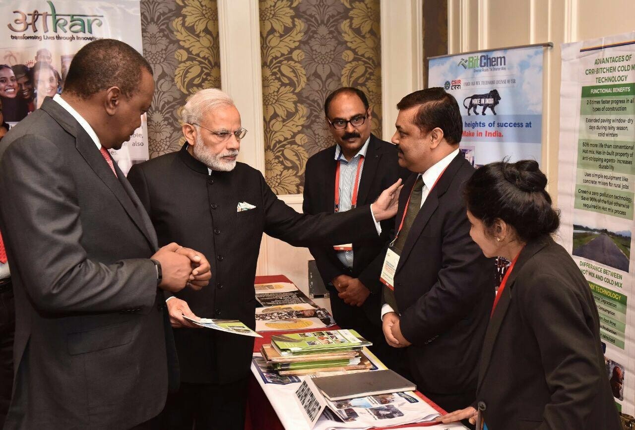 Selected as Home-Grown Innovation by TDB Team to join in Hon'ble Prime Minister Shri Narendra Modi's Delegation to Kenya